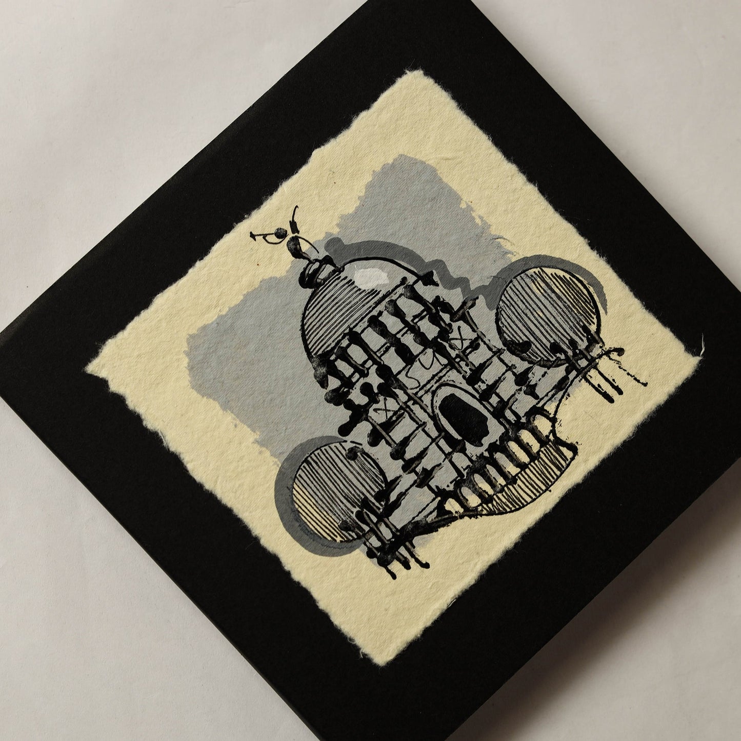 Victoria Memorial - Handpainted Handmade Paper Diary 