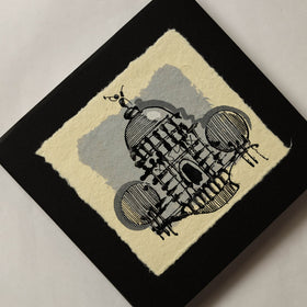 Victoria Memorial - Handpainted Handmade Paper Diary 