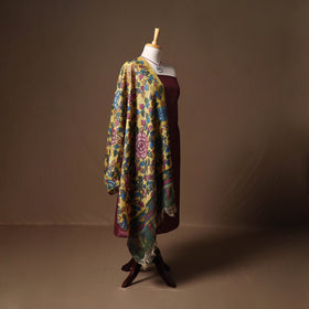 Vidarbha tussar x muga silk handloom plain 2pc unstitched