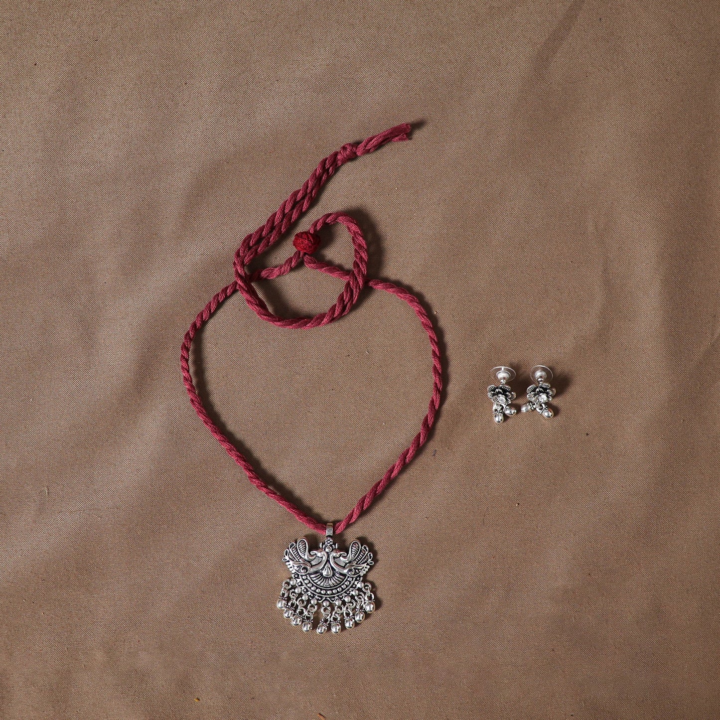 Vidarbha tussar x muga silk handloom plain 2pc unstitched