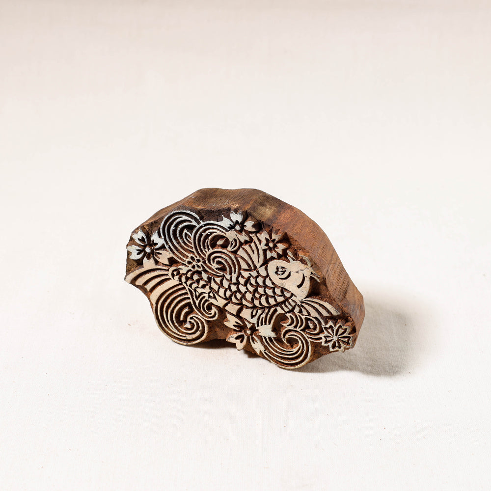  Hand-carved Sheesham Wood Block 
