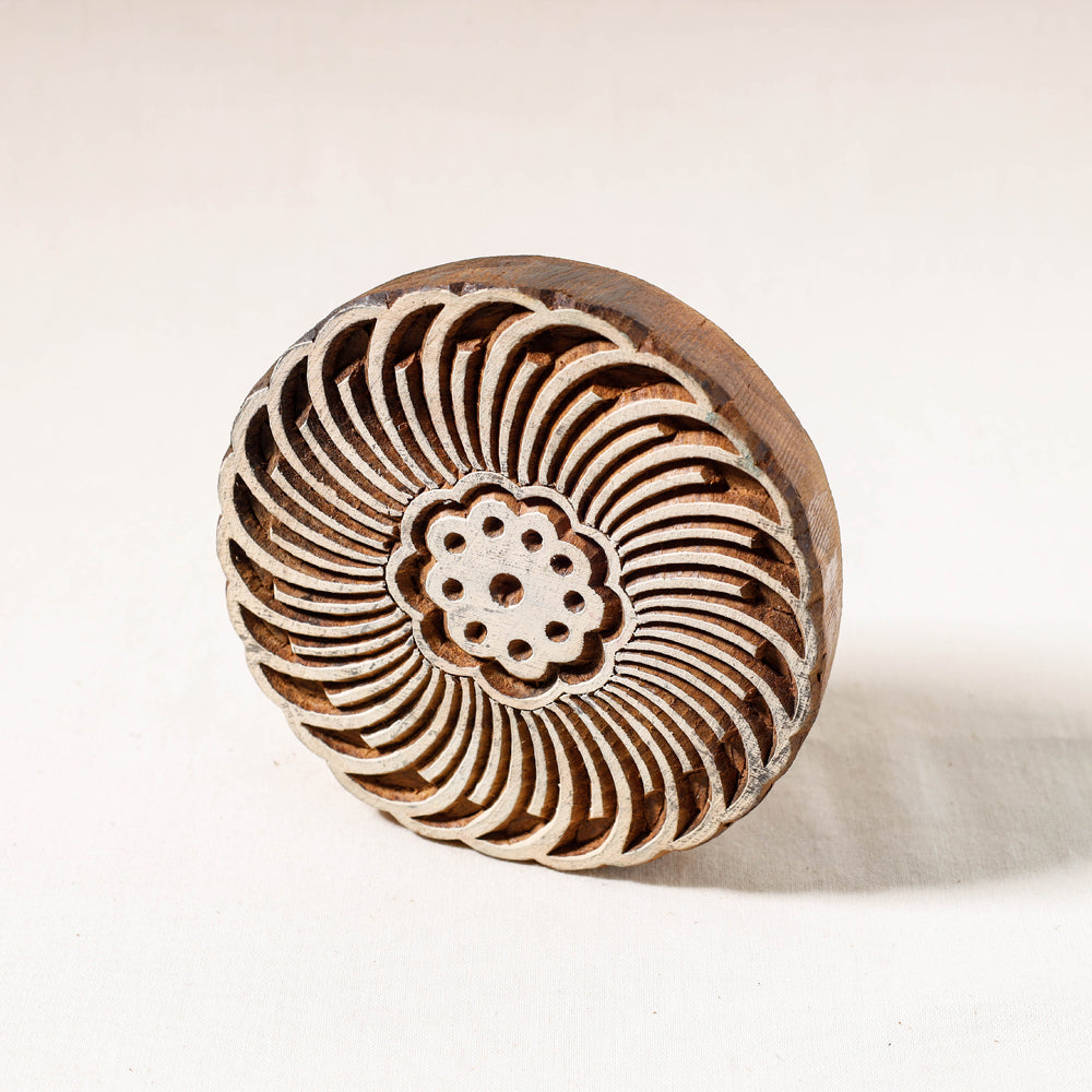  Hand-carved Sheesham Wood Block 