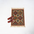 Beige Warangal Weave Kalamkari Block Print Cotton Mat