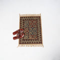 Red Warangal Weave Kalamkari Block Print Cotton Mat