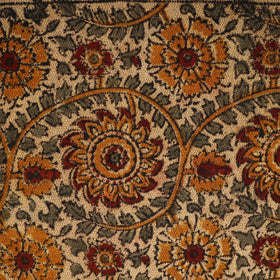 Red Warangal Weave Kalamkari Block Print Cotton Mat