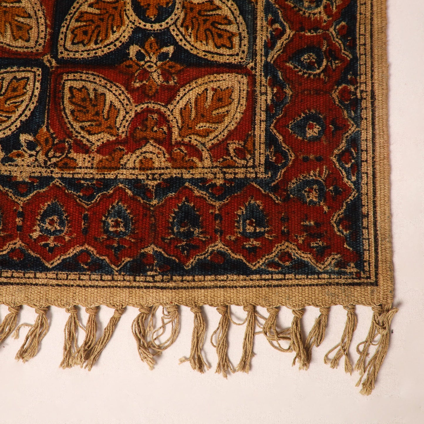 Shop Kalamkari Block Print Cotton Mat 