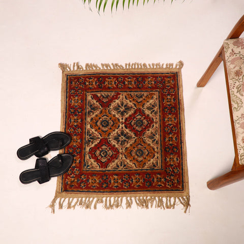 Shop Kalamkari Block Print Cotton Mat 