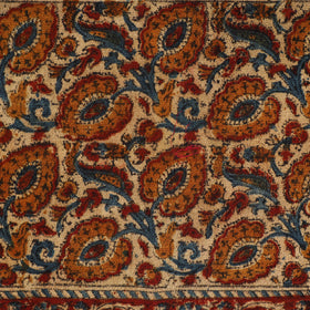 Red Warangal Weave Kalamkari Block Print Cotton Mat