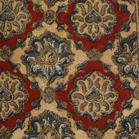 Red Warangal Weave Kalamkari Block Print Cotton Mat