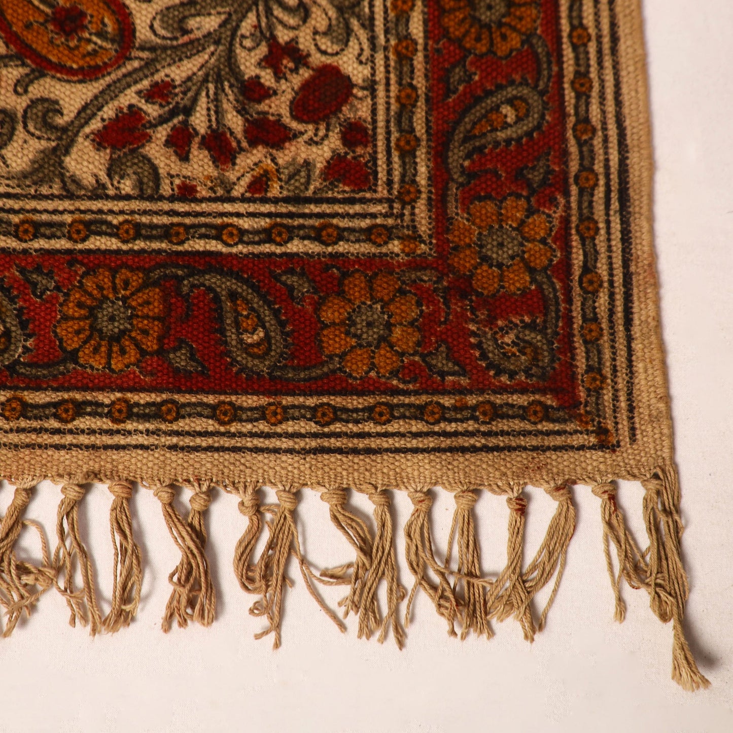 Shop Kalamkari Block Print Cotton Mat 