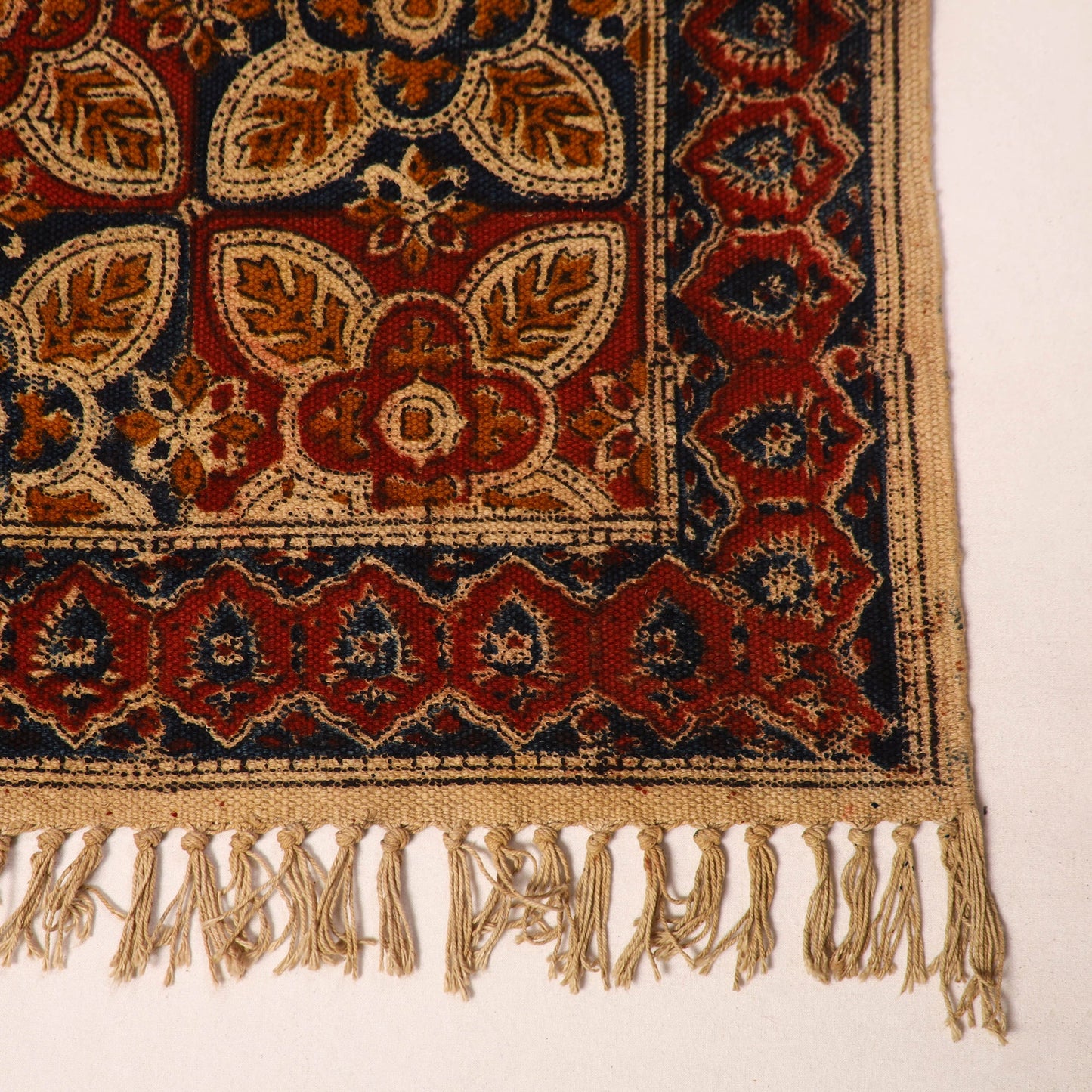 Shop Kalamkari Block Print Cotton Mat 