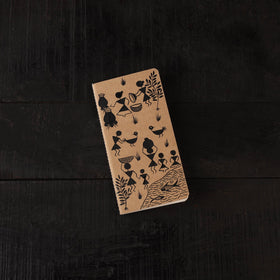 Warli handpainted handmade paper diaries (set of 3) 18