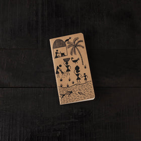 Warli handpainted handmade paper diaries (set of 3) 24