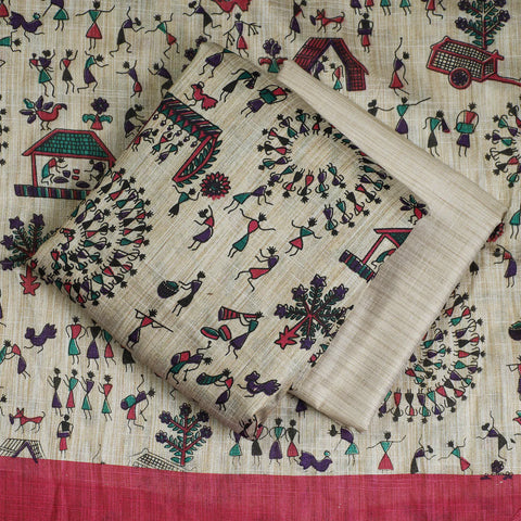 warli art dress material