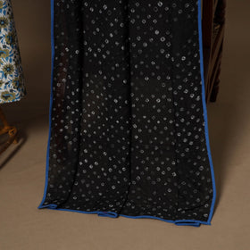 White - 2pc cotton unstitched sanganeri dress material