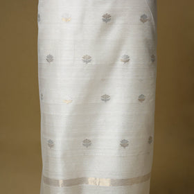 2pc handloom zari buta unstitched chanderi silk dress