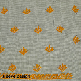 2pc Mukaish Hand Embroidery Kota Doria Chikankari Dress Material 