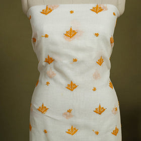 2pc Mukaish Hand Embroidery Kota Doria Chikankari Dress Material 