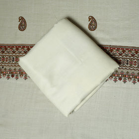 3pc chain stitch embroidered merino wool unstitched dress