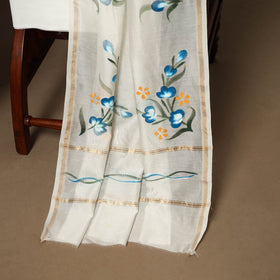 3pc chanderi silk unstitched jaipur dress material 44