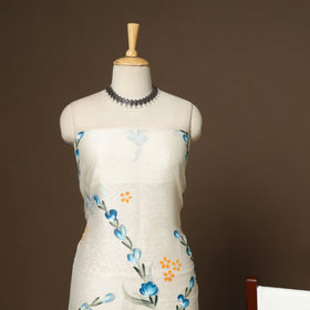 3pc chanderi silk unstitched jaipur dress material 44