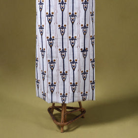 White - 3pc cotton bagh unstitched dress material