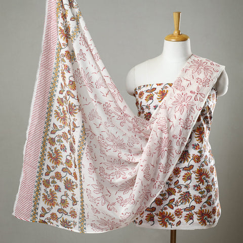 Buy Sanganeri Block Print Dress Material Set Online at iTokri.com