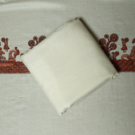 3pc embroidered merino wool unstitched dress material 16