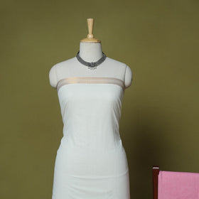 White - 3pc handloom cotton mangalagiri dress material 03