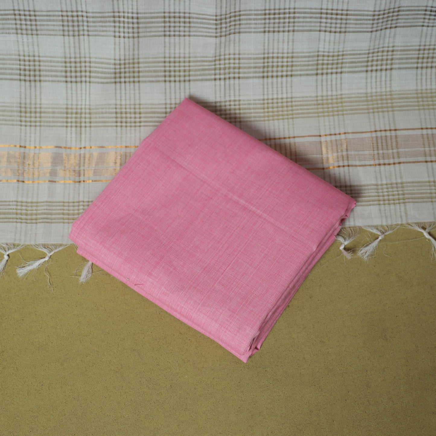 White - 3pc handloom cotton mangalagiri dress material 03