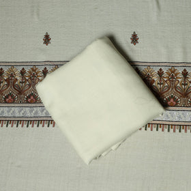 3pc heavy chain stitch embroidered merino wool unstitched
