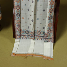 3pc jacquard weave merino wool unstitched dress material 33