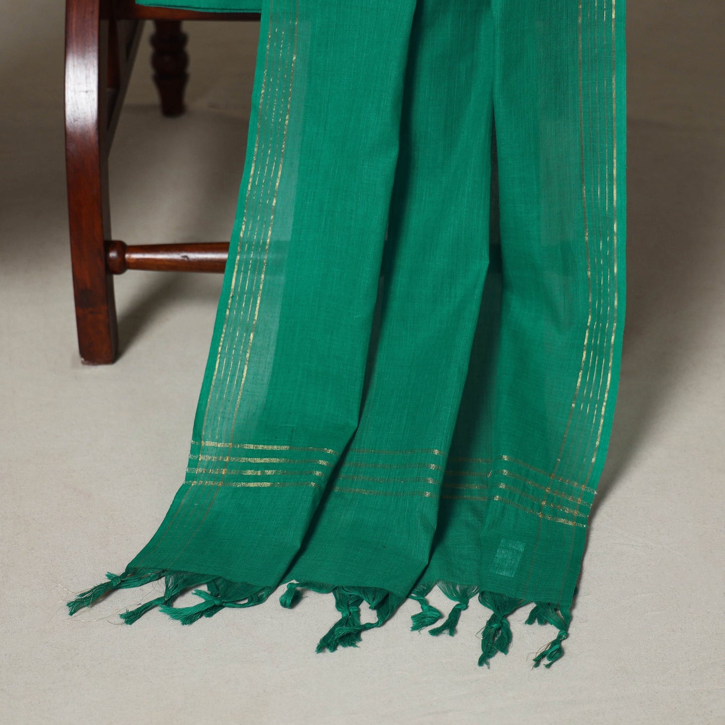 White - 3pc unstitched sambalpuri ikat dress material