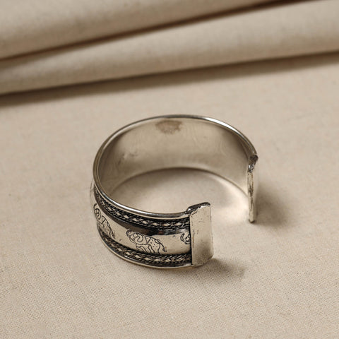 Buy Antique Finish Oxidised German Silver Bracelet 