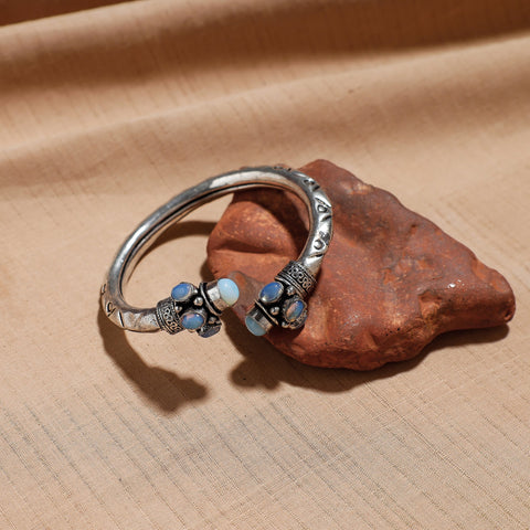 Buy Antique Finish Oxidised German Silver Kada / Bracelet 