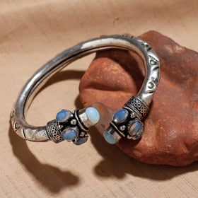 Buy Antique Finish Oxidised German Silver Kada / Bracelet 