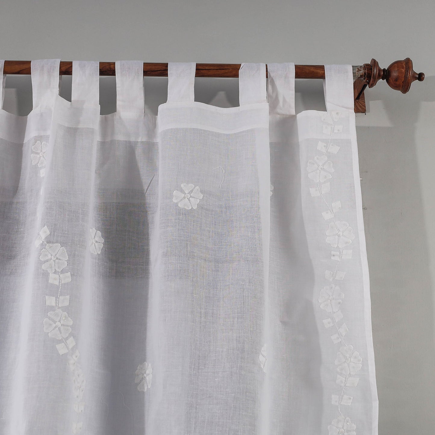 Buy Applique Patti Kaam Pure Cotton Door Curtain from Rampur Online l iTokri.com