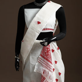 Assam handloom silk cotton mekhela chador with blouse piece