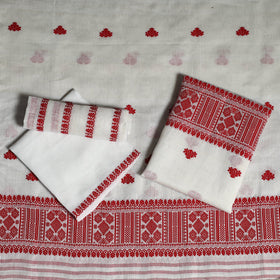 Assam handloom silk cotton mekhela chador with blouse piece