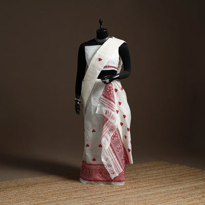 Assam handloom silk cotton mekhela chador with blouse piece