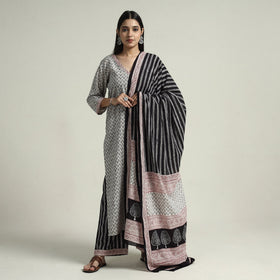  Bagh Kurta with Palazzo & Dupatta Set