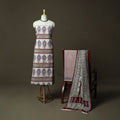 Bagh hand block print natural dyed cotton 3pc unstitched