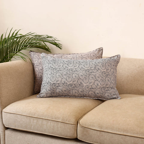 Bagh hand pillow cover (set of 2) 03 - handcrafted