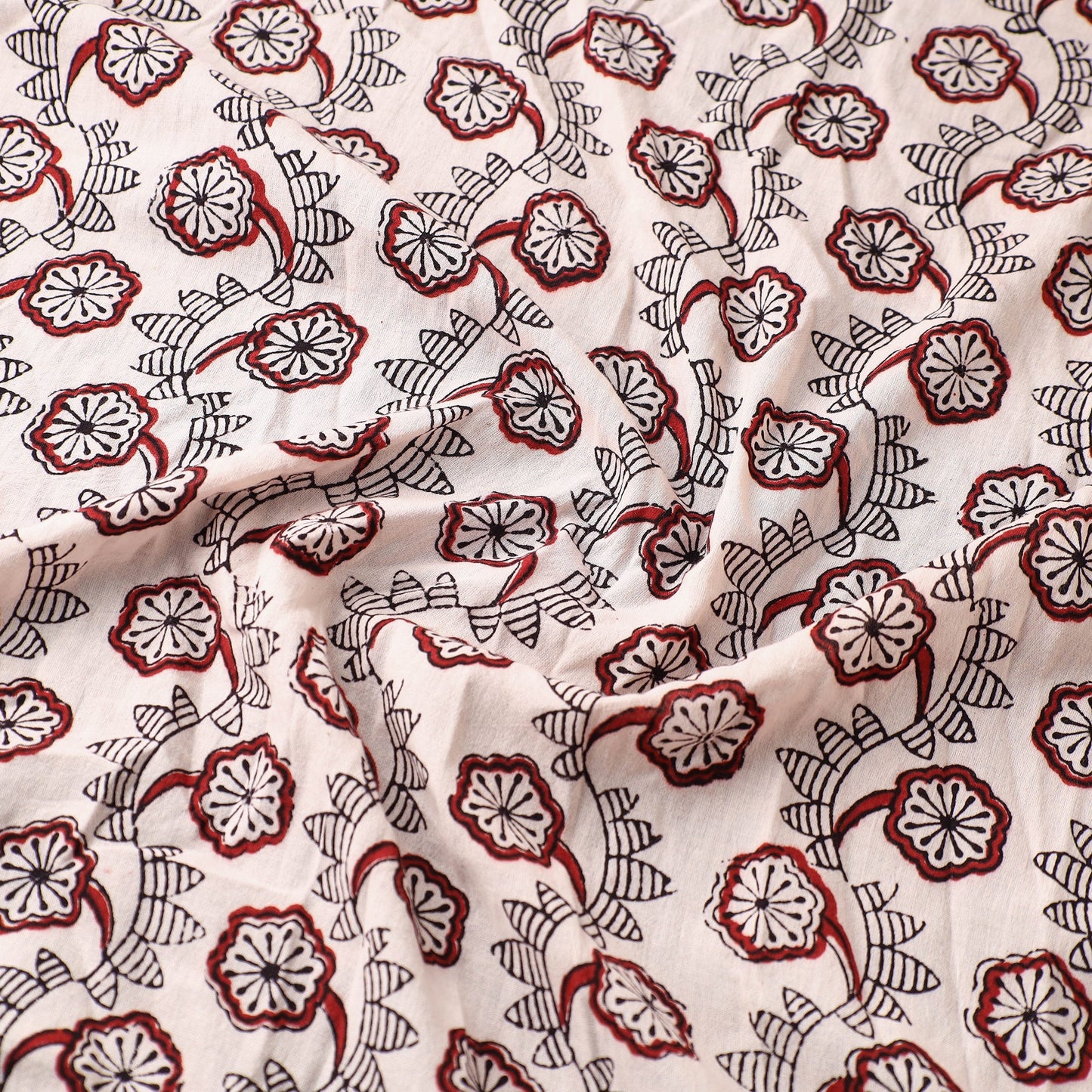  Bagh Hand Block Printed Mul Cotton Fabric 04 