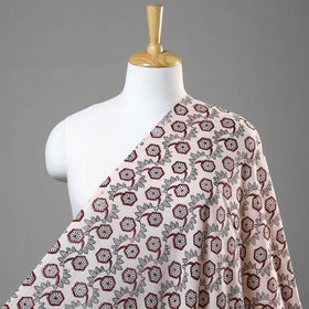  Bagh Hand Block Printed Mul Cotton Fabric 04 
