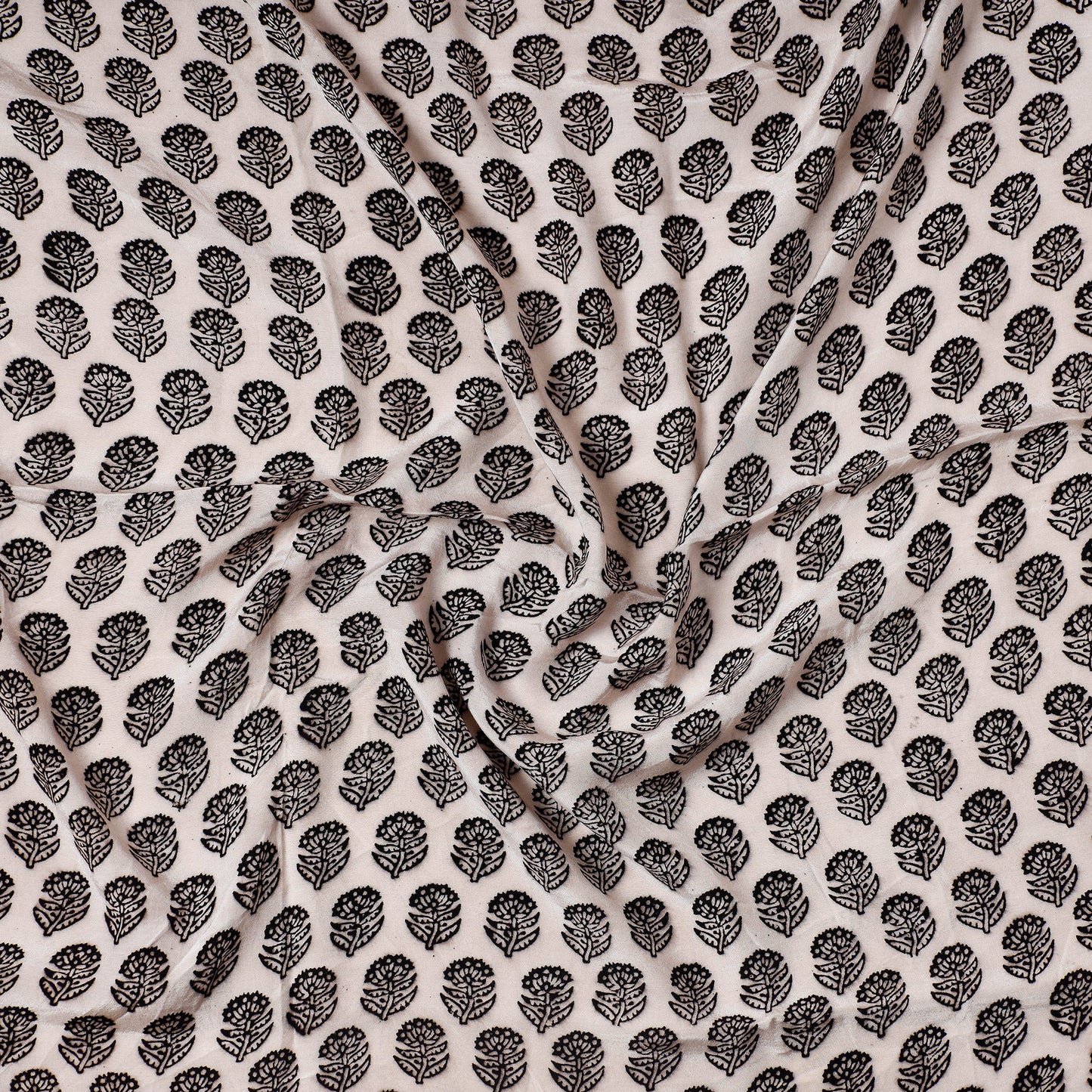  Bagh Block Printed Modal Silk Precut fabric 