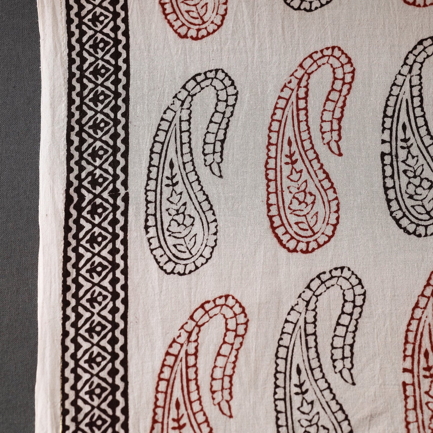  Bagh Block Printed Natural Dyed Cotton Fabric 