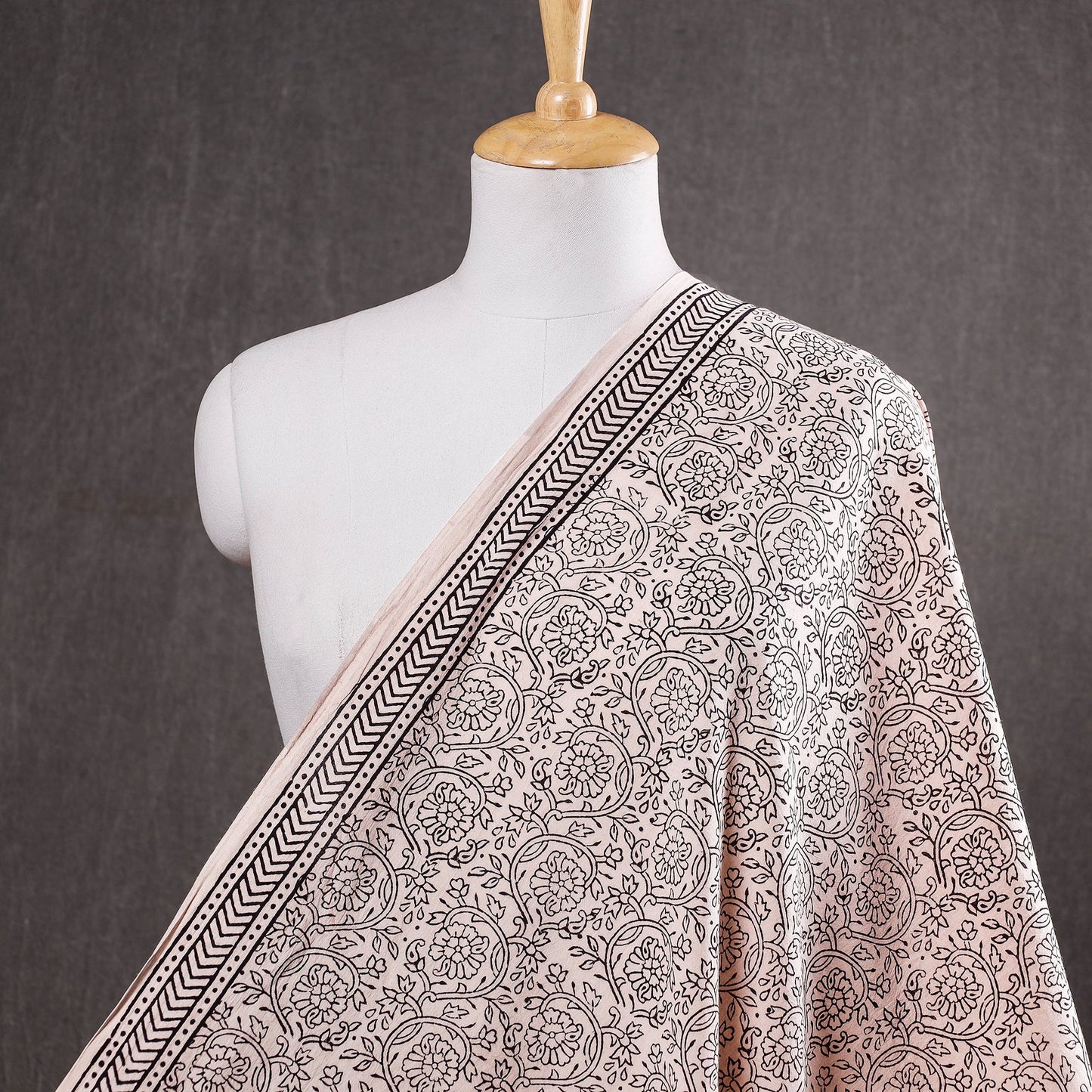 Buy Bagh Block Printed Natural Dyed Cotton Fabric l iTokri.com