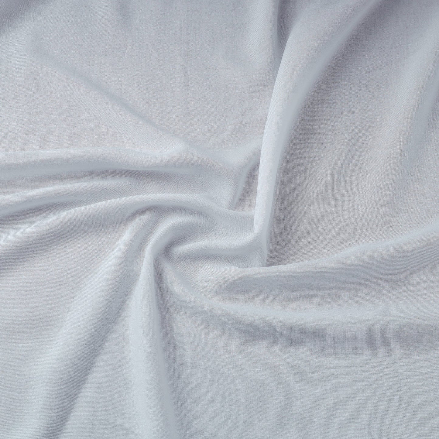 White - bamboo silk natural dyed pure handloom plain fabric