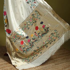 Bangalore silk paithani saree 02 - handcrafted